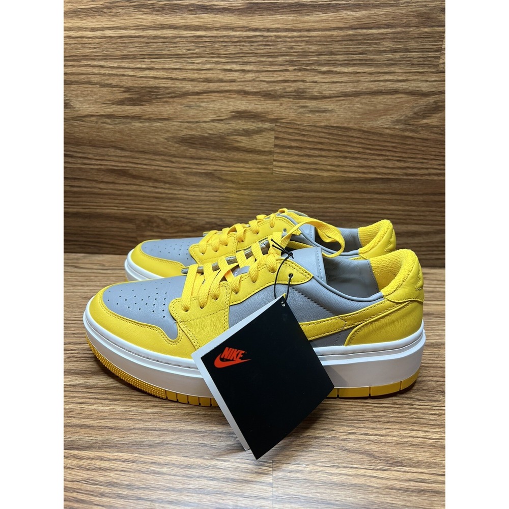 Size 12 - Jordan 1 Elevate Low Cement Gray Varsity Maize